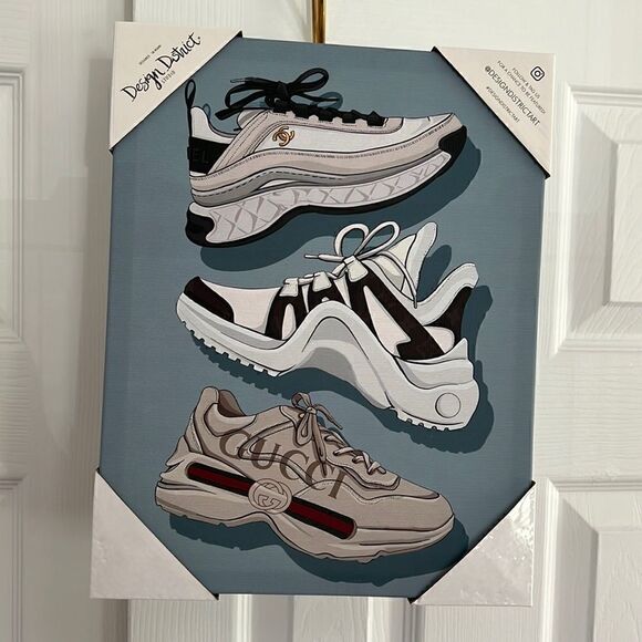 Design District Studio Designer Sneaker Hanging Wall Art - Picture 2 of 16